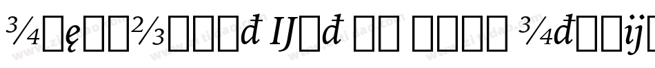 IowanOldSt Ext BT Bold Italic Extension字体转换